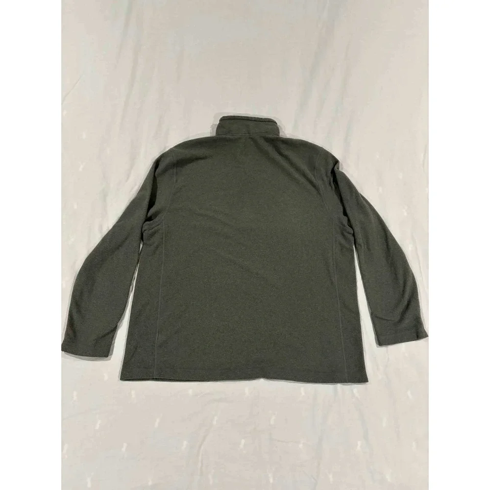 The North Face Mens Fleece 1/4 Zip Pullover Jacket Gray XL Regular Fit